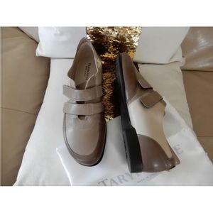 NIB $350 Taryn Rose Italy Nappa Leather Loafers,Moccasins,Sneakers 38 US 8